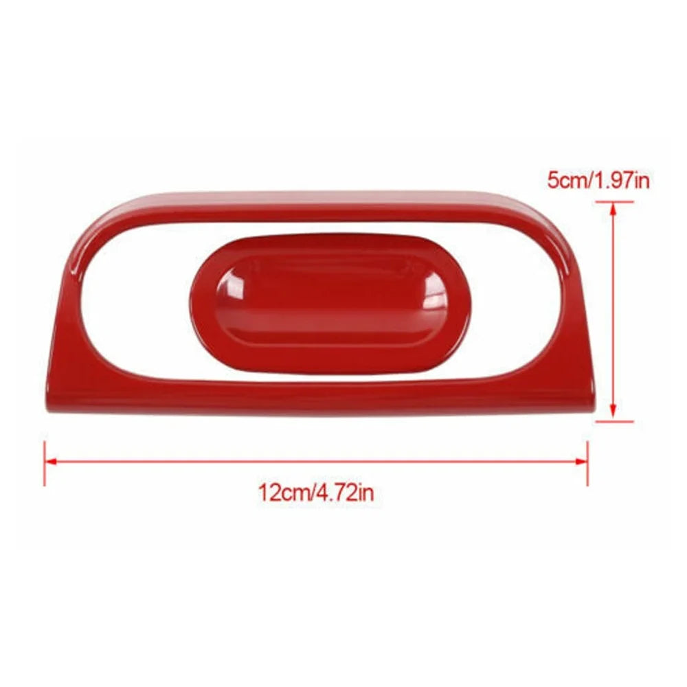 Stylish Teledu Red Center Console Armrest Box Switch Cover Trim Accessories F150