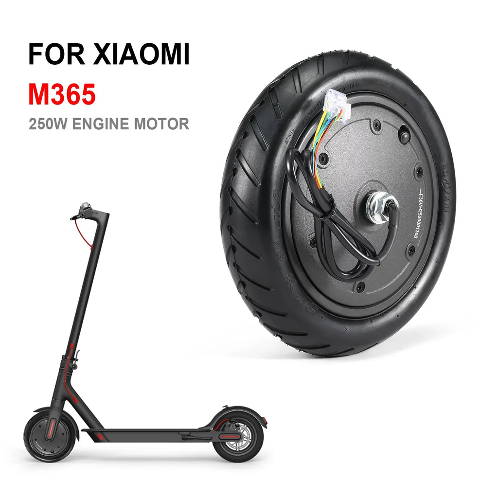 250W Motor Engine Wheel for M365 Electric Scooter Wheel -skid Tire Replacement Part Accessories - Exclusive Design