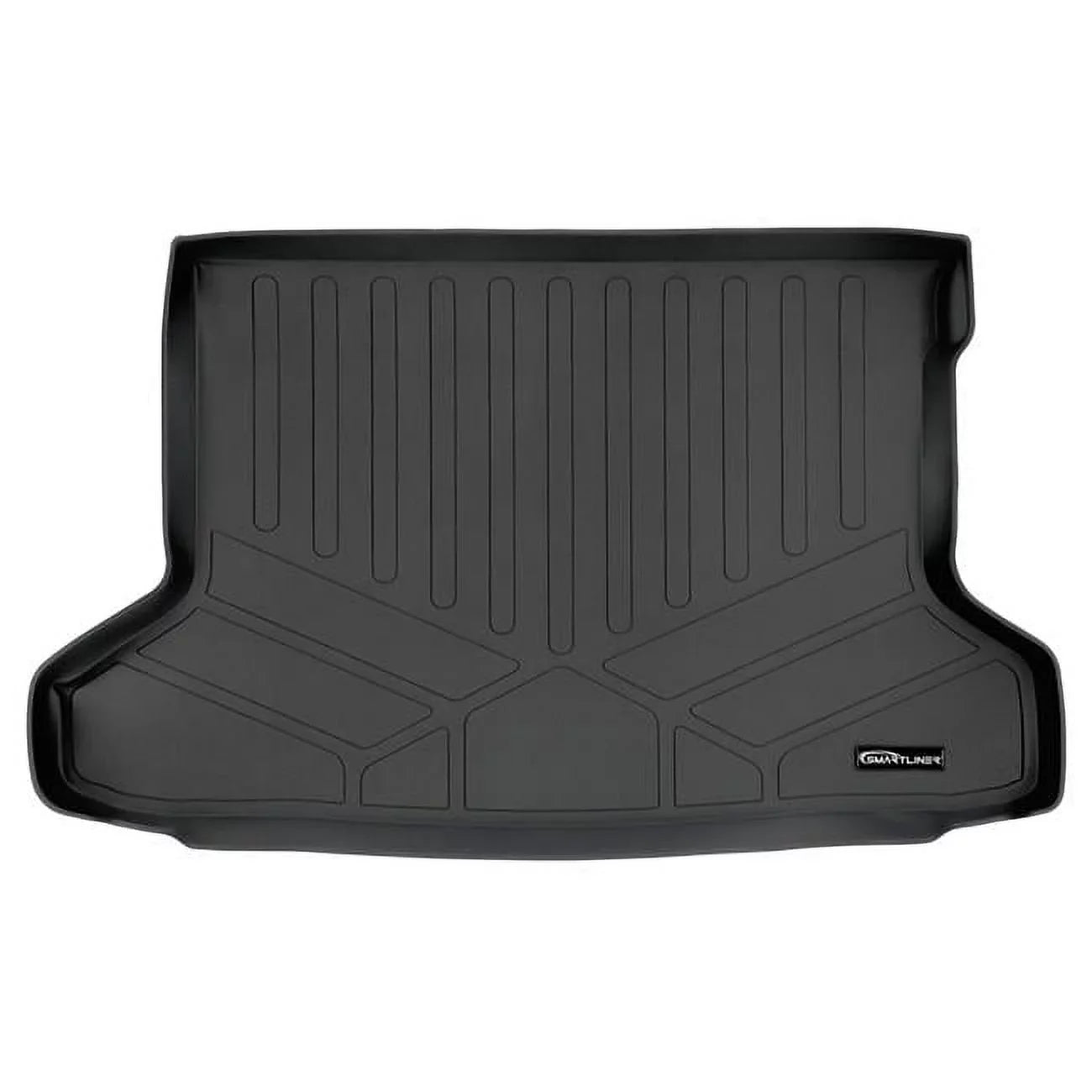 Smartliner All Weather Custom Fit Trunk Floor Mat Cargo Liner for 2016-2022 Honda HR-V, Black