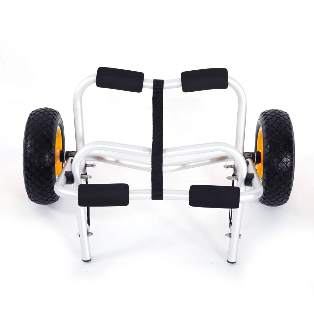 Stylish Ktaxon Aluminum Alloy Canoeing Trailer Cart Kayak Dolly Boat Canoe Trolley with Wheels