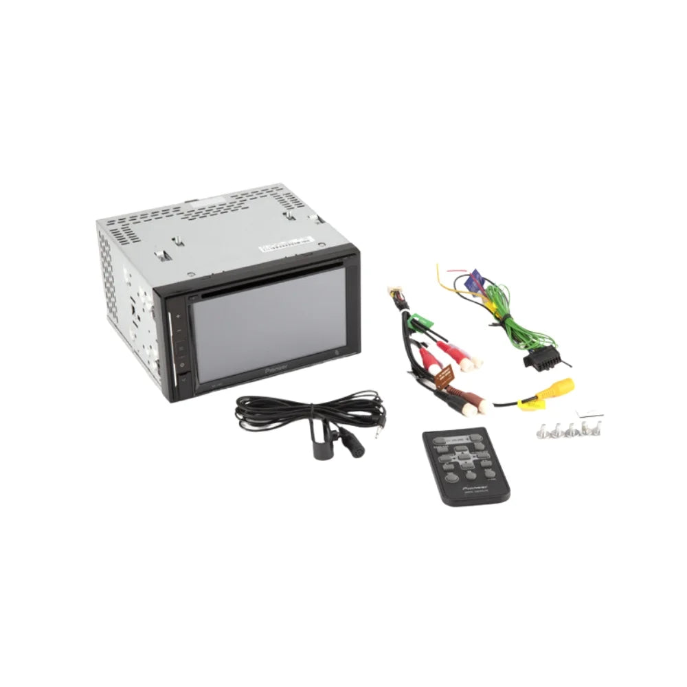 KIT4861 Bundle for 2000-2005 Chevy Venture Van W/ Pioneer AVH-241EX Double DIN Car Stereo with Bluetooth/Backup Camera/Installation Kit/in-Dash DVD/CD AM/FM 6.2" Touchscreen Digital Media Receiver - Exclusive Design