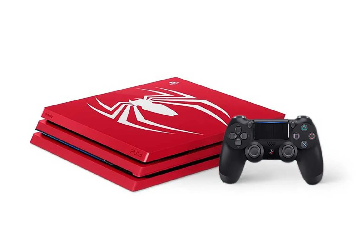 Pre-Owned Sony PlayStation 4 Pro 1TB Gaming Console Spider-Man Limited Edition With HDMI Cable BOLT AXTION