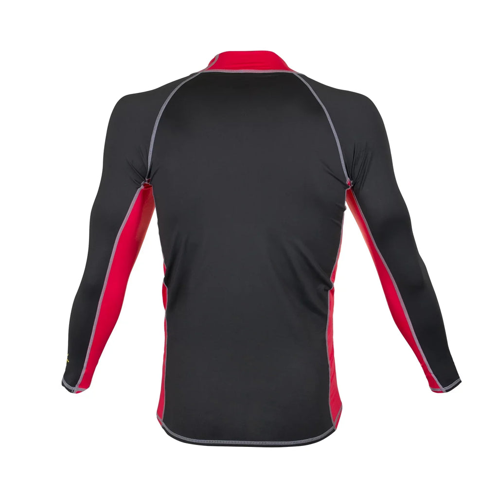 IST DS-46 Unisex Long Sleeve Spandex Rash Guard (Red / X-Large)