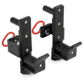 Stylish Titan Fitness T-2 Series Roller J-Hooks, UHMW Plastic, J-Hook Style Rack Mounted, 2,000 LB Capacity, Fits 2â x 2â Tubular Steel