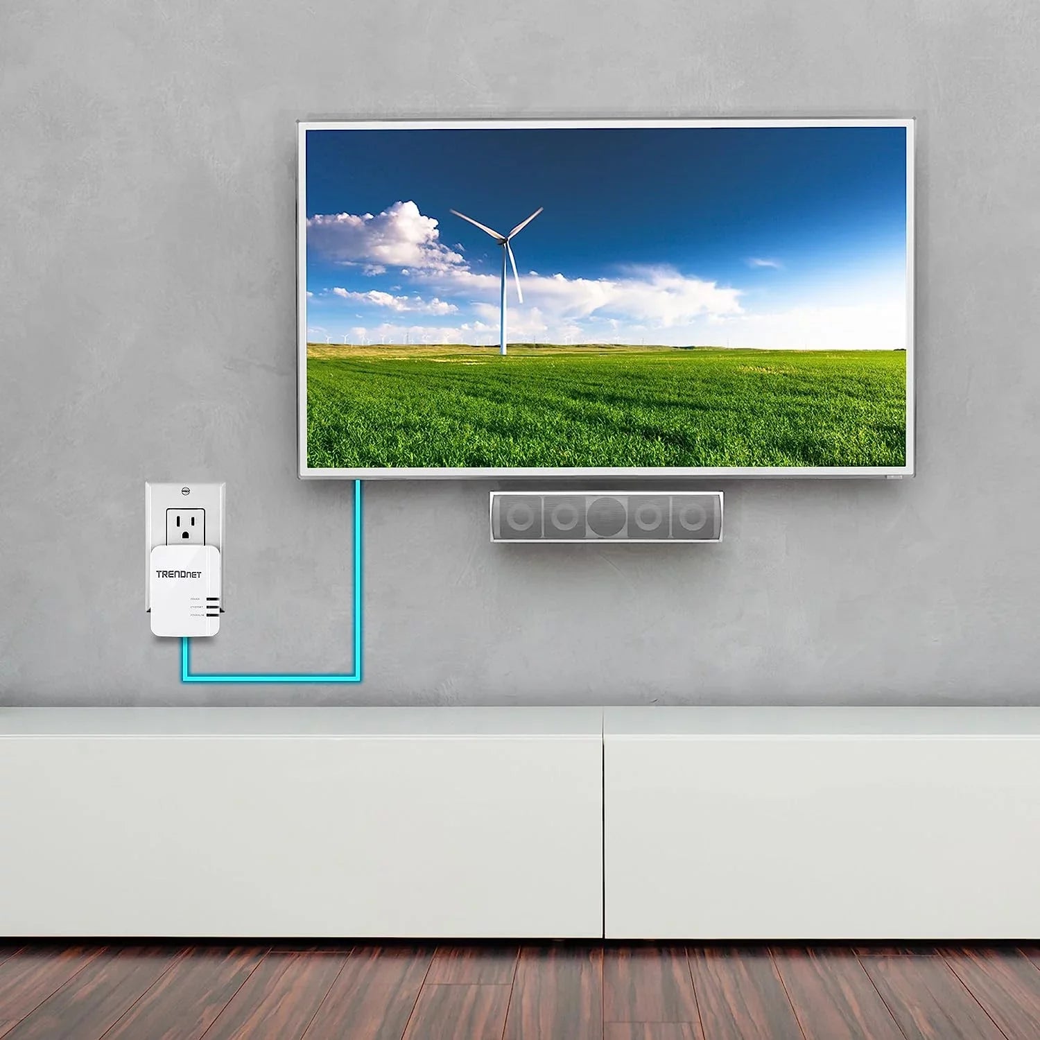 Stylish TRENDnet TPL-422E Powerline 1300 AV2 Adapter