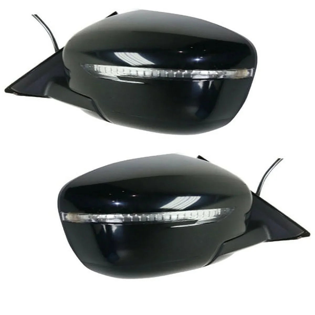 Stylish For 14-16 Rogue USA Built Rear View Mirror Power w/Signal w/o Camera Set Pair