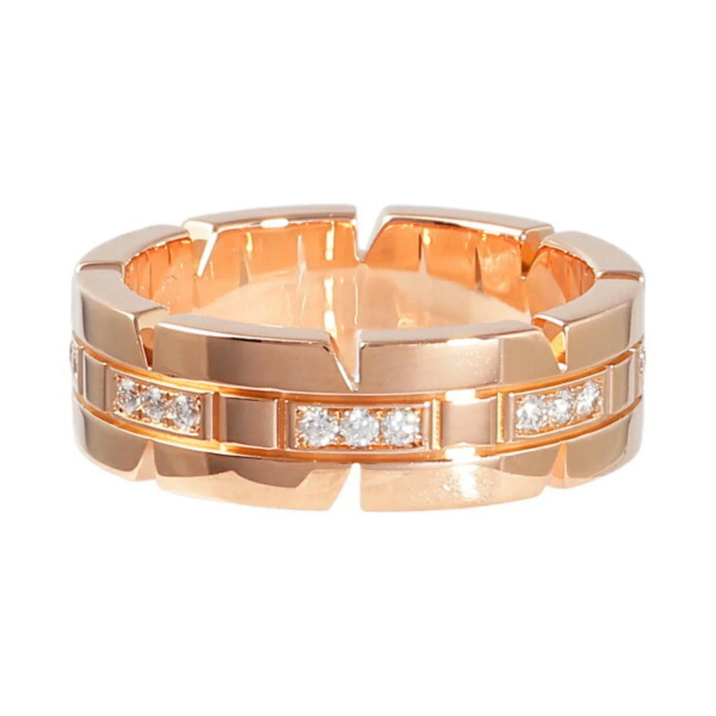 Pre-Owned Cartier Tank FranÃ§aise K18PG pink gold ring (Good) - Exclusive Design