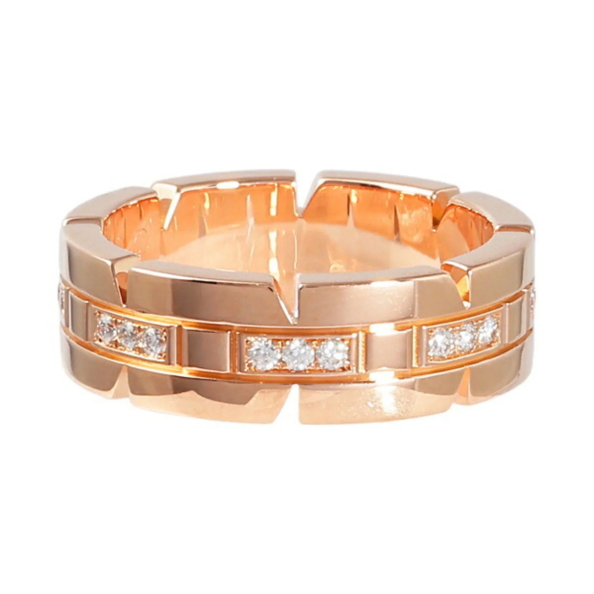 Pre-Owned Cartier Tank FranÃ§aise K18PG pink gold ring (Good) - Exclusive Design