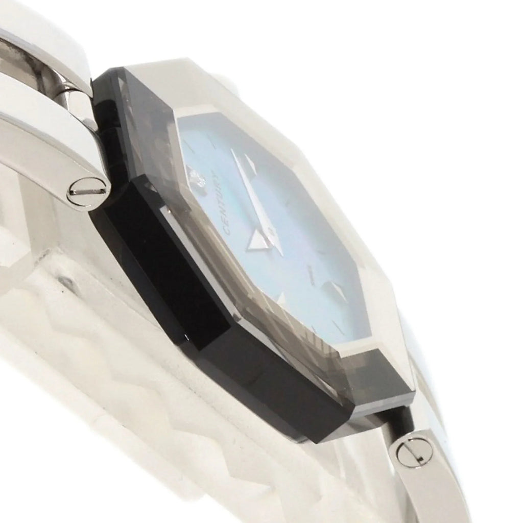 Stylish Pre-Owned Century Time Gem Watch Stainless Steel/SS Ladies CENTURY (Good)