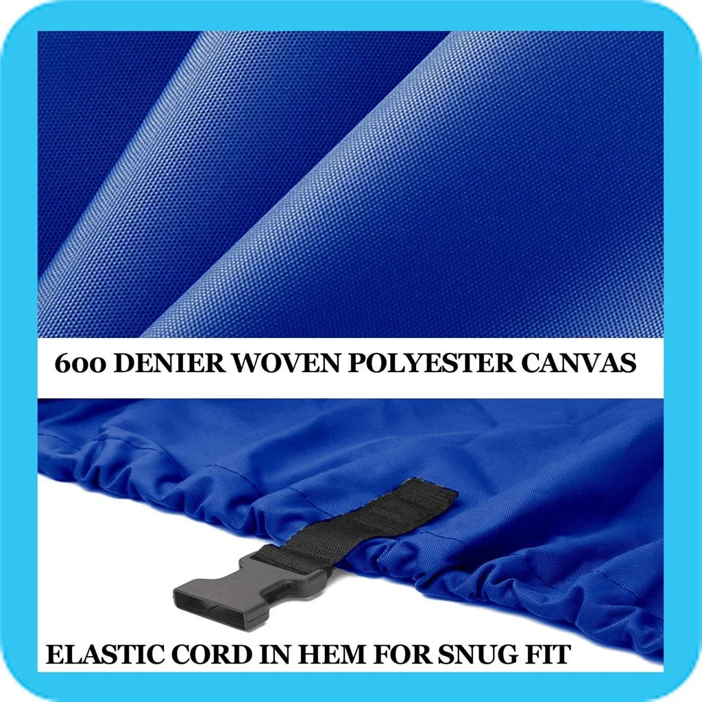 BLUE, GREAT QUALITY BOAT COVER Compatible for LOWE ROUGHNECK RN 1650 SC 2015 - Exclusive Design