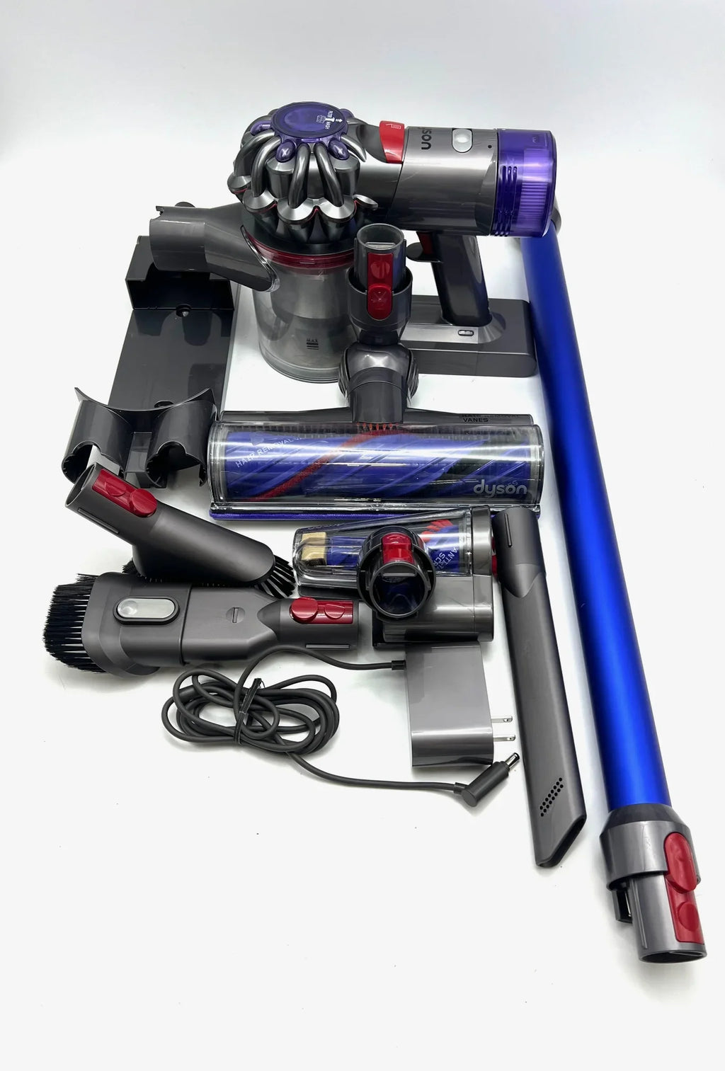 Stylish Open Box Dyson V8 Origin Extra Cordless Vacuum Cleaner 393848-67-02 - NICKLE BLUE