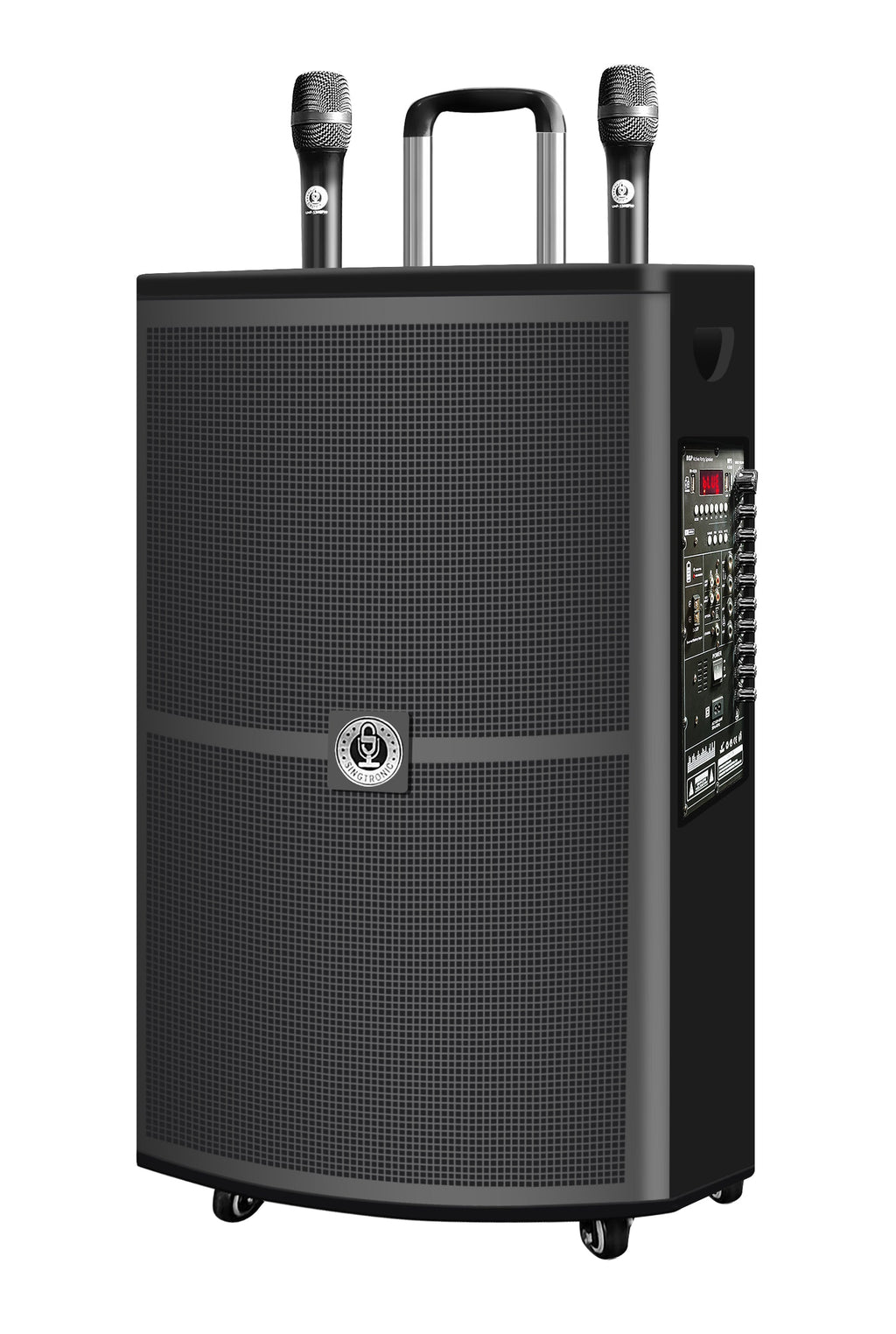 Singtronic BT-1500DSP Professional Rechargeable DSP 15" Karaoke Speaker With 2 UHF Wireless Mic.