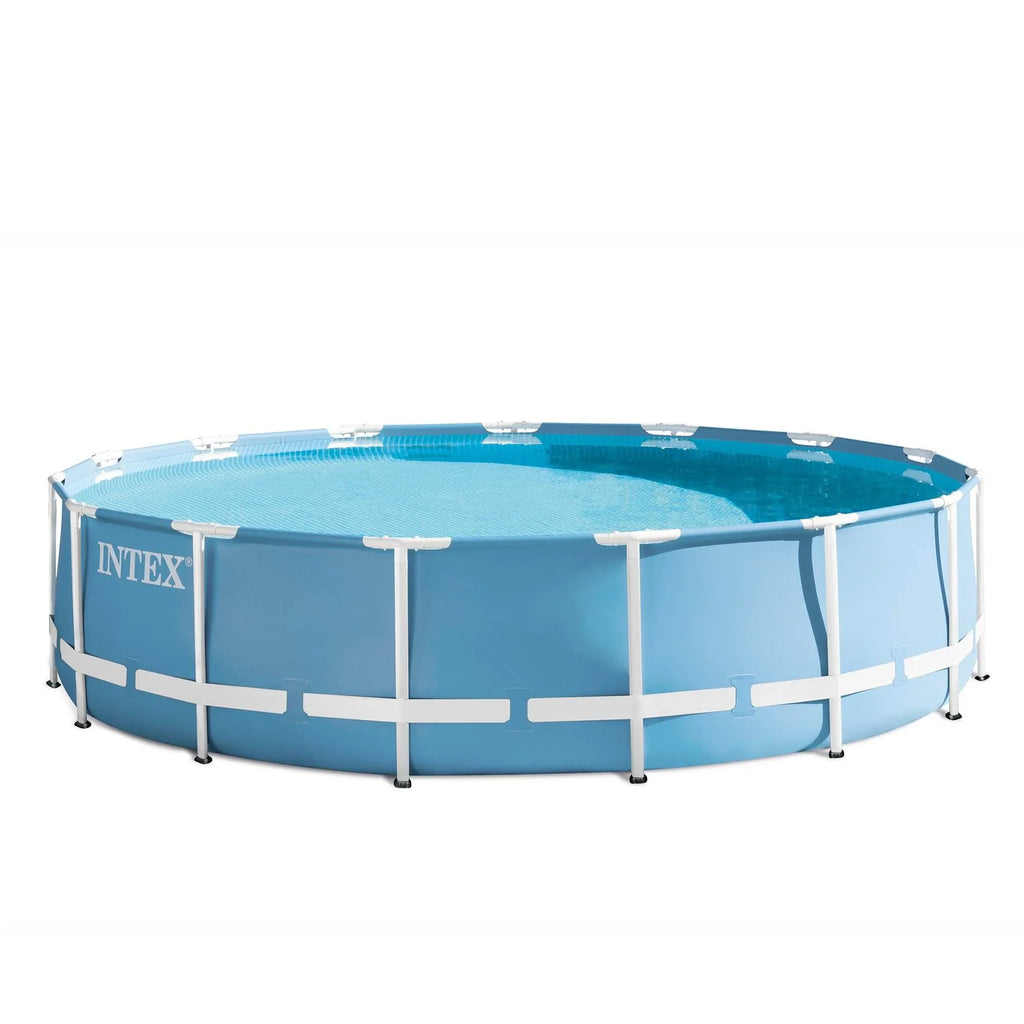 Intex 15ft x 15ft x 42in Prism Steel Frame Above Ground Swimming Pool Set & Pump - Exclusive Design