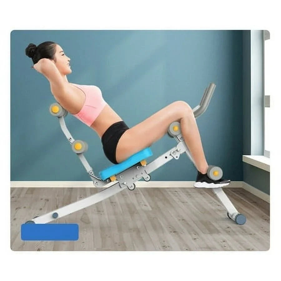 Ab Abdominal Exercise Machine Cruncher Trainer Body Shaper Gym Equipment 2 IN 1