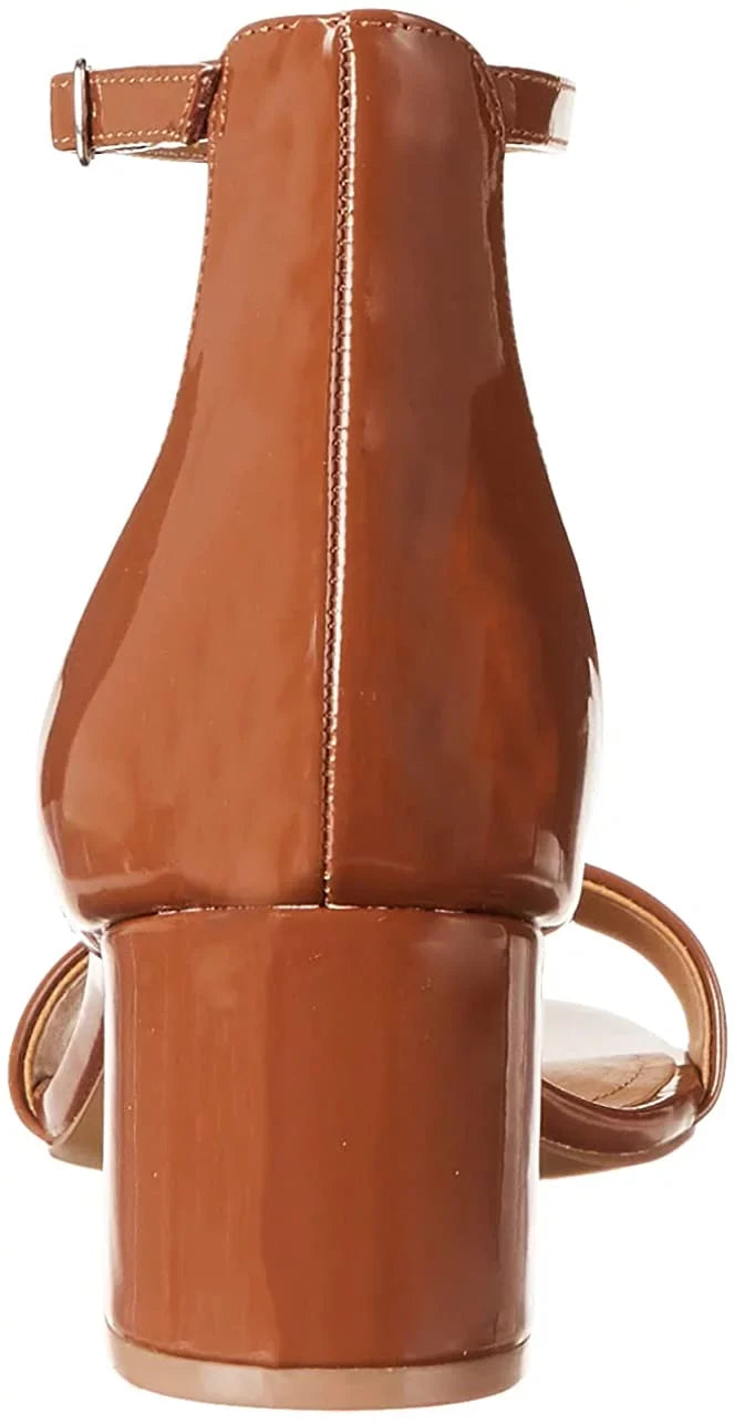 Stylish Steve Madden Womens Ireneew Wide Width Dress Sandal 6 Cognac Patent