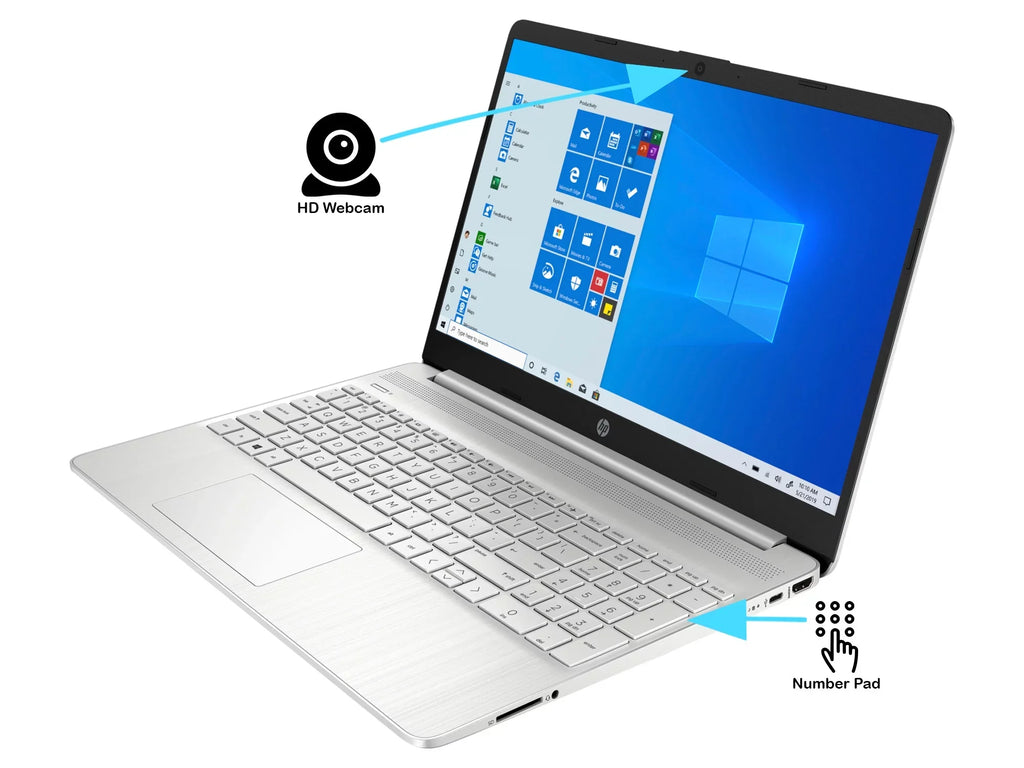 Stylish 15 Notebook, 15.6" HD Display, i5-1135G7 Upto 4.2GHz, 8GB RAM, 512GB NVMe SSD, HDMI, Card Reader, Wi-Fi, Bluetooth, Windows 10 Home