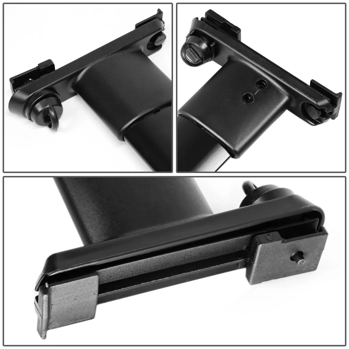 DNA Motoring RR-FEX11 For 2011 to 2015 Ford Explorer Pair Aluminum OE Style Roof Rack Top Crossbars (Black Coated) - Exclusive Design