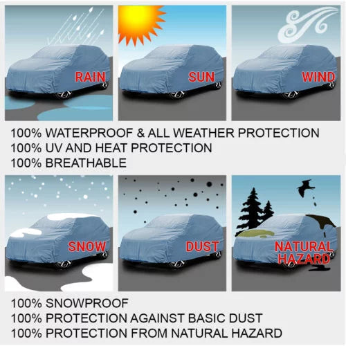 iCarCover Fits [Chrysler Pacifica] 2004 2005 2006 2007 2008 For Automobiles Waterproof Full Exterior Hail Snow Indoor Outdoor Protection Heavy Duty Custom Vehicle SUV Car Cover