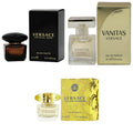 Versace Crystal Noir EDT, Vanitas EDP, Yellow Diamond EDT - 5ml 3PK Kit - Exclusive Design