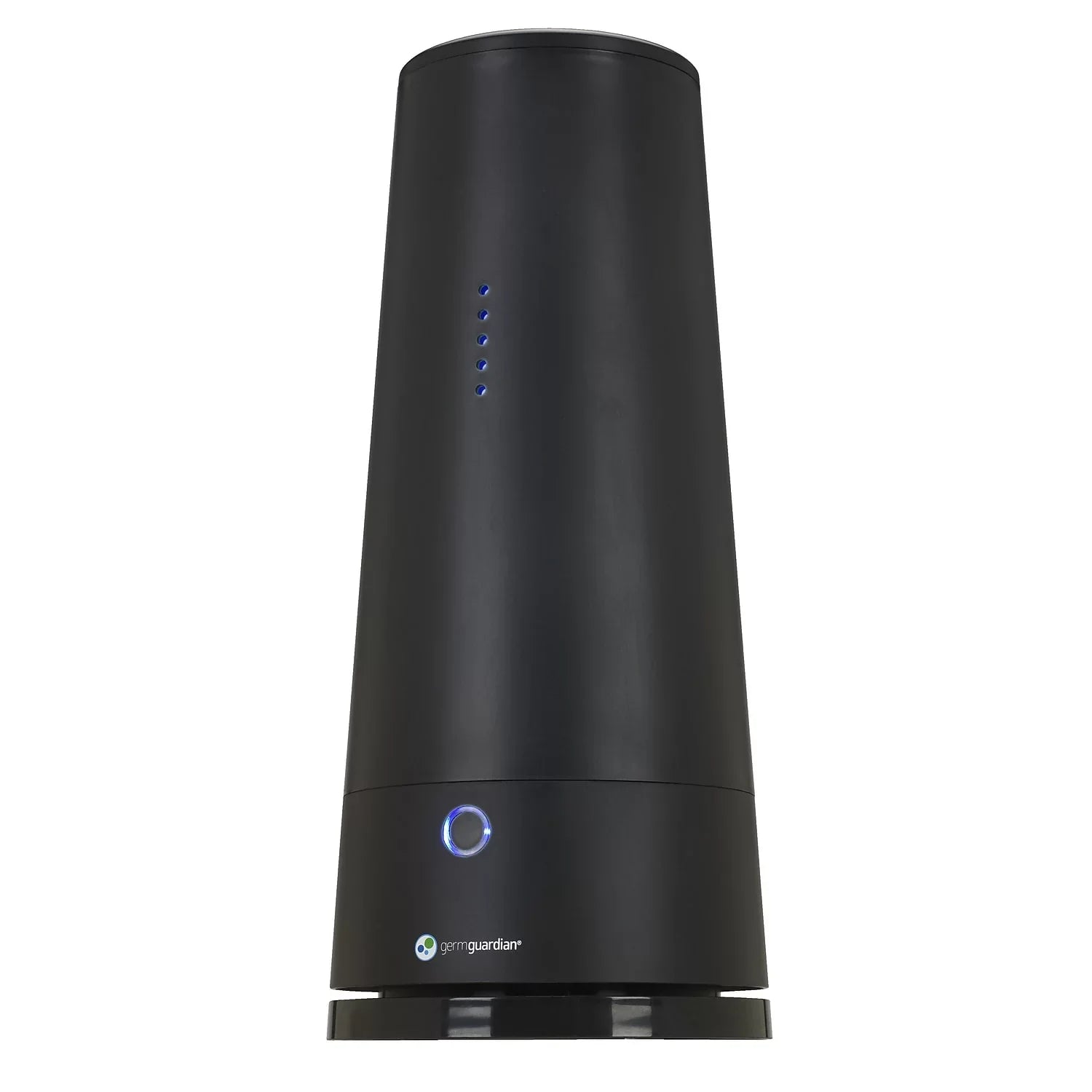 Stylish GermGuardian Tabletop UV-C Air Sanitizer with 2 Speeds Reduces Odors and Germs, GG3000BCA, Black