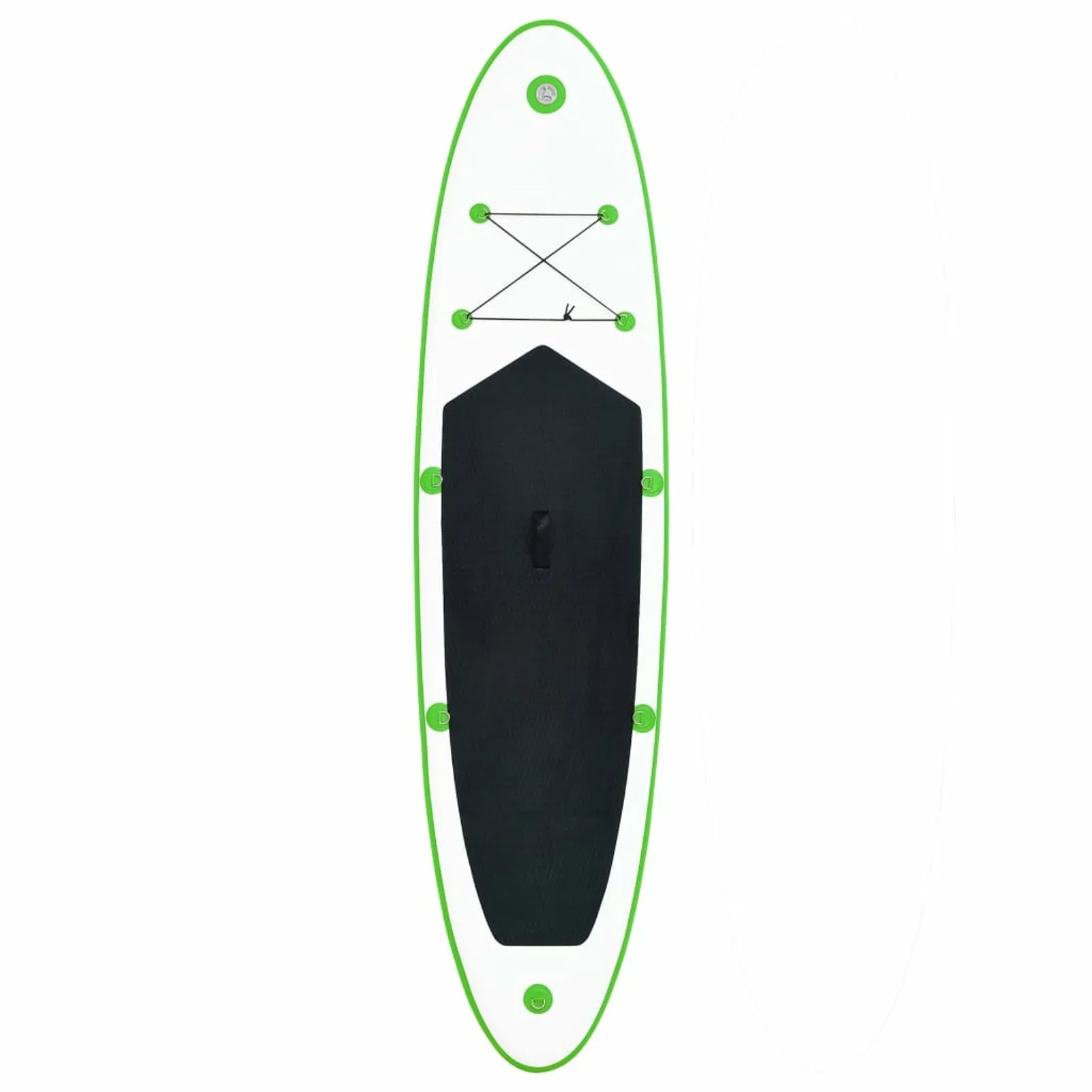 Carevas Inflatable Paddleboard Set Green and White - Exclusive Design
