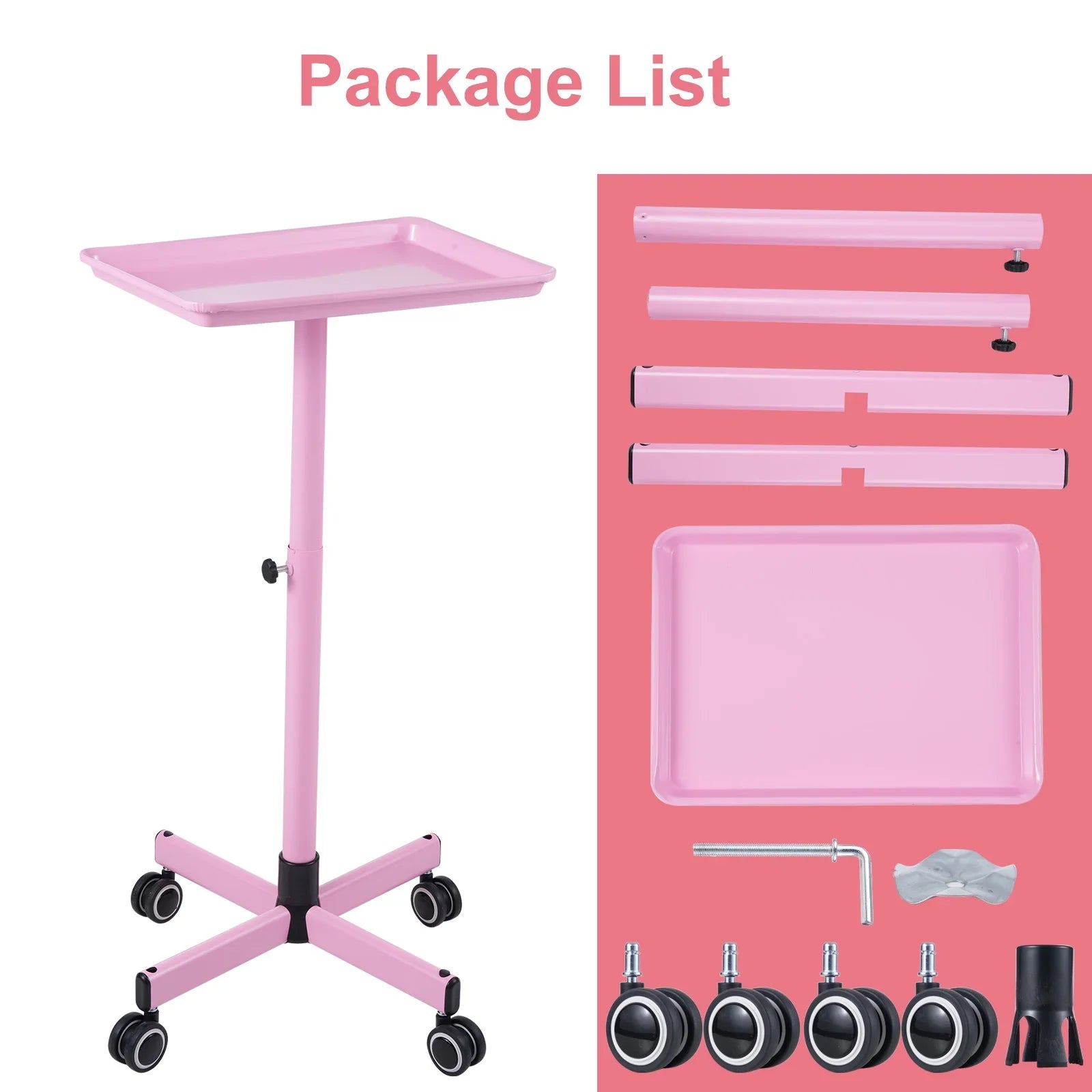 Bestauty Storage Shelf,Use Beauty Salon By - Hair Salons And Wheels SalonHair WheelsAdjustable Salon Hair Color Cart Clinic Professionals Wheels - Convenient Hair - Portable Hair Spas - Exclusive Design