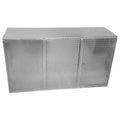 Extreme Max 5001.6418 Diamond Plated Aluminum Base Cabinet for Garage, Shop, Enclosed Trailer - 72", Silver - Exclusive Design