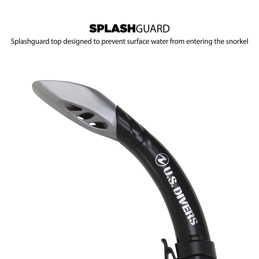 U.S. Divers Pakala Explore Series Snorkel Set for Adults Large/Extra Large, Dual-composite fin blade for excellent snap, power and styling, comfortable Mask - Exclusive Design