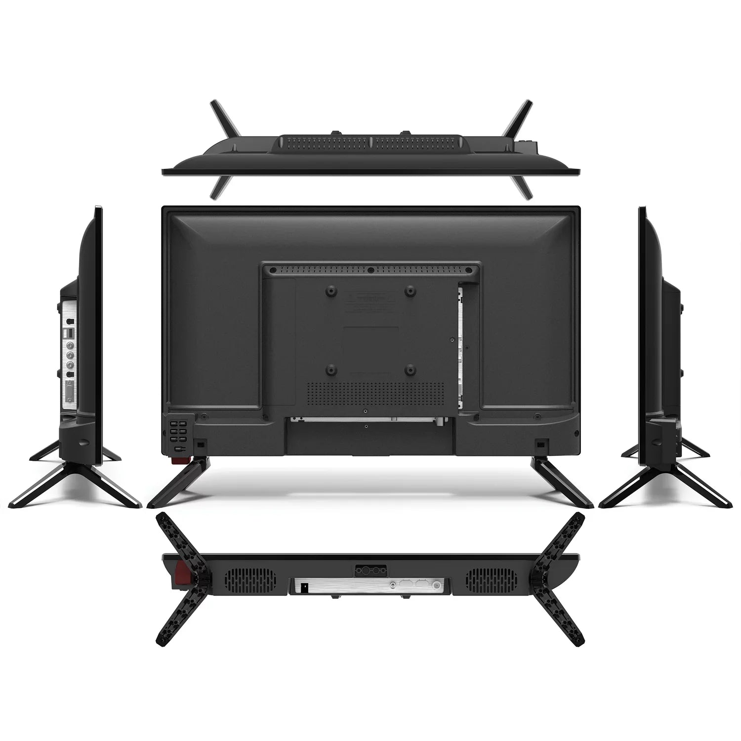 Stylish Audiobox TV-24D 24-In. 1366 x 768 HD Widescreen Portable TV/DVD Combo with Remote and Car Charger, TV-24D