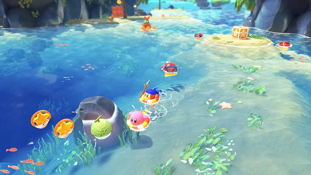Kirby and the Forgotten Land - Nintendo Switch with Screen Cleaning Cloth