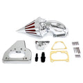 Stylish Krator Motorcycle Chrome Spike Air Cleaner Intake Filter Compatible with 2002-2009 Honda VTX 1800 R/S/C/N/F
