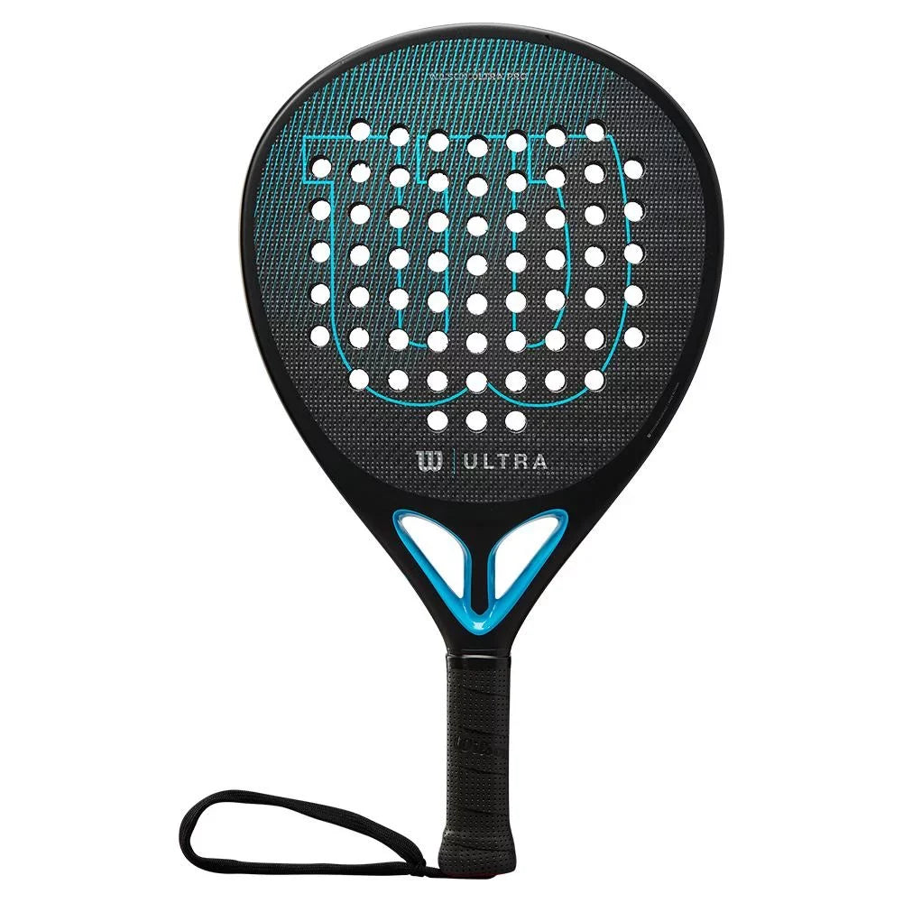 Stylish Wilson Ultra Elite V2 Padel Racquet Black and Blue ( )