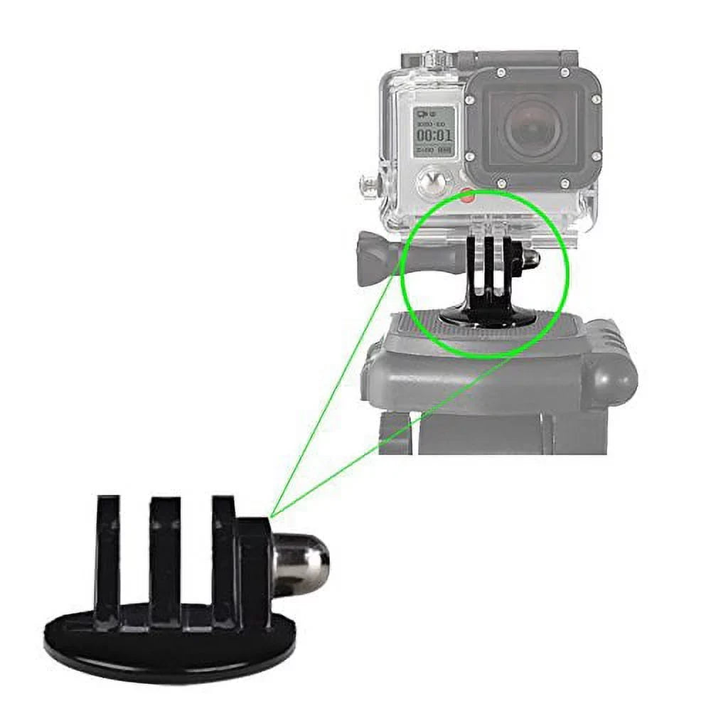 60" Inch Pro Series Professional Camera Tripod Goes For All GoPro HERO Cameras, DLSR Digital Cameras and Camcorders + eCostConnection Microfiber Cloth