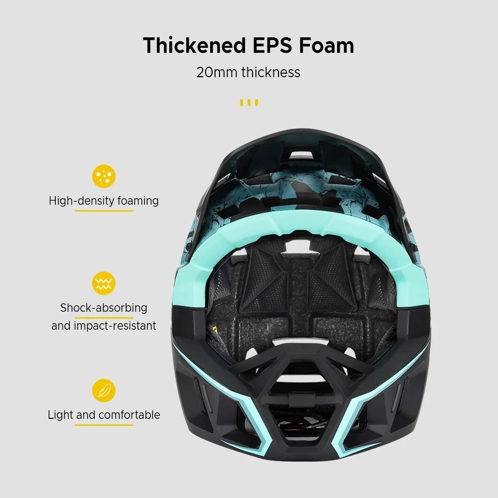 Htovila Helmet,Bike Helmet Head Circumferences Of Visor Over 31 Circumferences Of Bike Over 31 Head Helmet With Visor Helmet Downhill Mtb Helmet Men/women Mountain Downhill Mtb Helmet With Visor Over