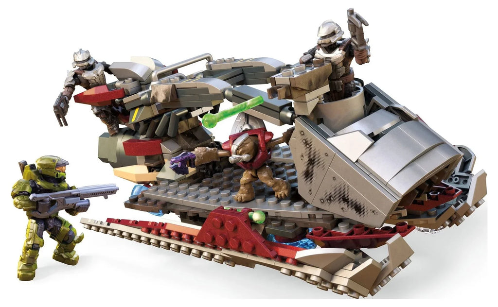 MEGA Halo Skift Intercept Building Kit with Spartan MK VII Action Figure (452 Pieces) - Exclusive Design