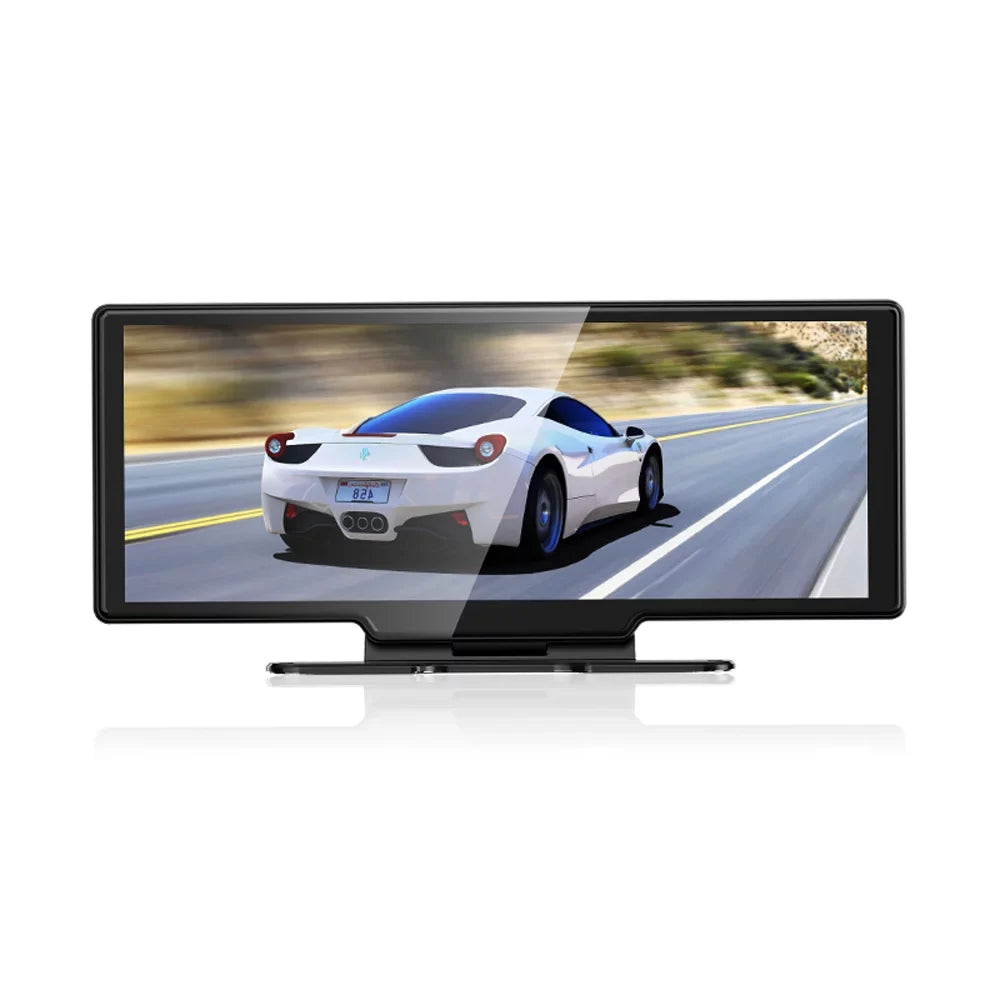 4K DVR Dash Front & Rear Driving Recorder 10.26 Inch Touchscreen, WiFi, G-Sensing, Loop Recording, Hands-Free Calling Reliable Dash Camera for Carplay Android Auto
