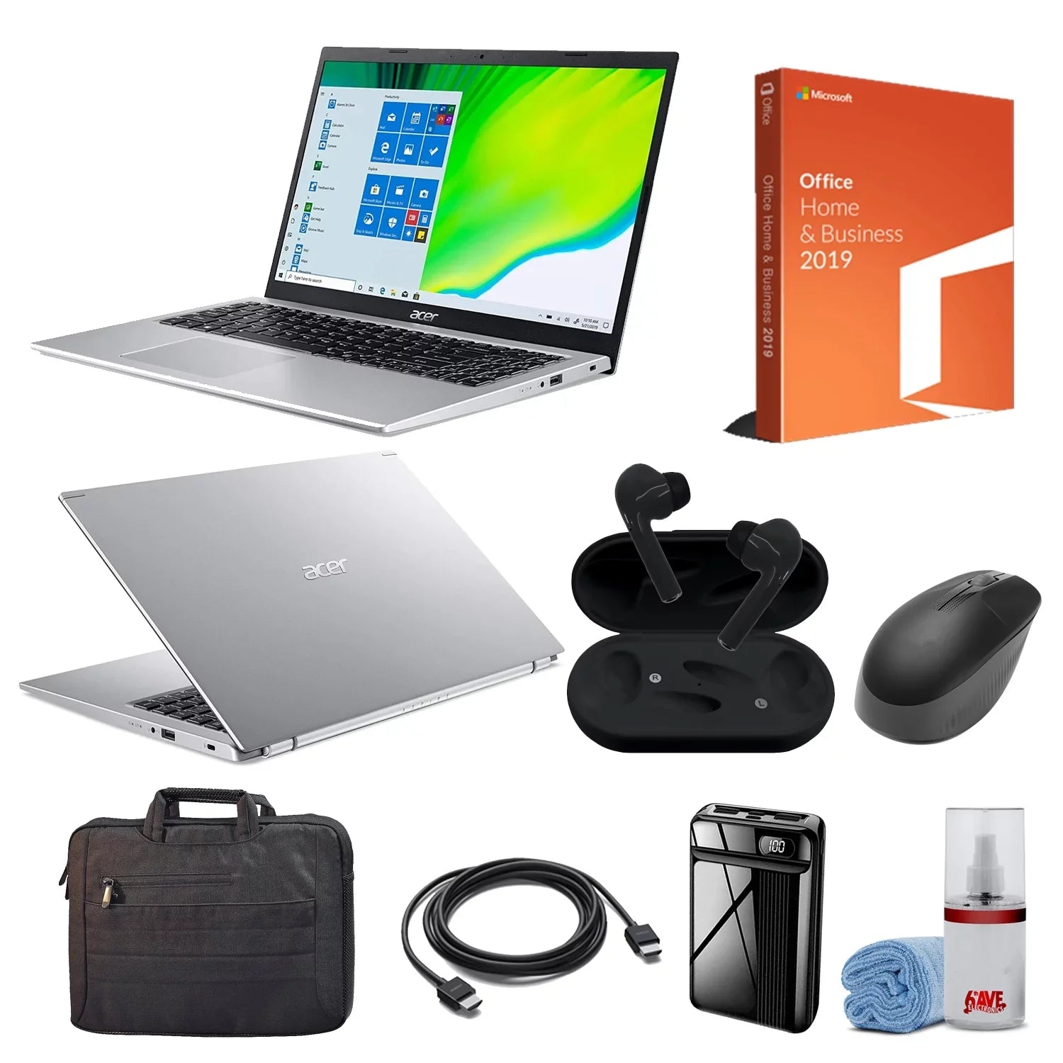 Aspire 5 A515-56-36UT Slim Laptop (Bundle) With Accessories - Exclusive Design