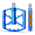 GEWAGE Bike Pedals Aluminum Alloy Pedals with Reflectors Mountain Bike Pedals Cycling Pedals Platform - Exclusive Design