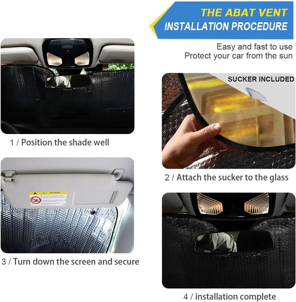 Wellsay Old Paris Landscape Car Windshield Sun Shade,oldable Visor Protector Keep Cool Sunshade Blocks UV Rays and Accessories to Protect for Cars,SUVs,Trucks-55Ã27.6in