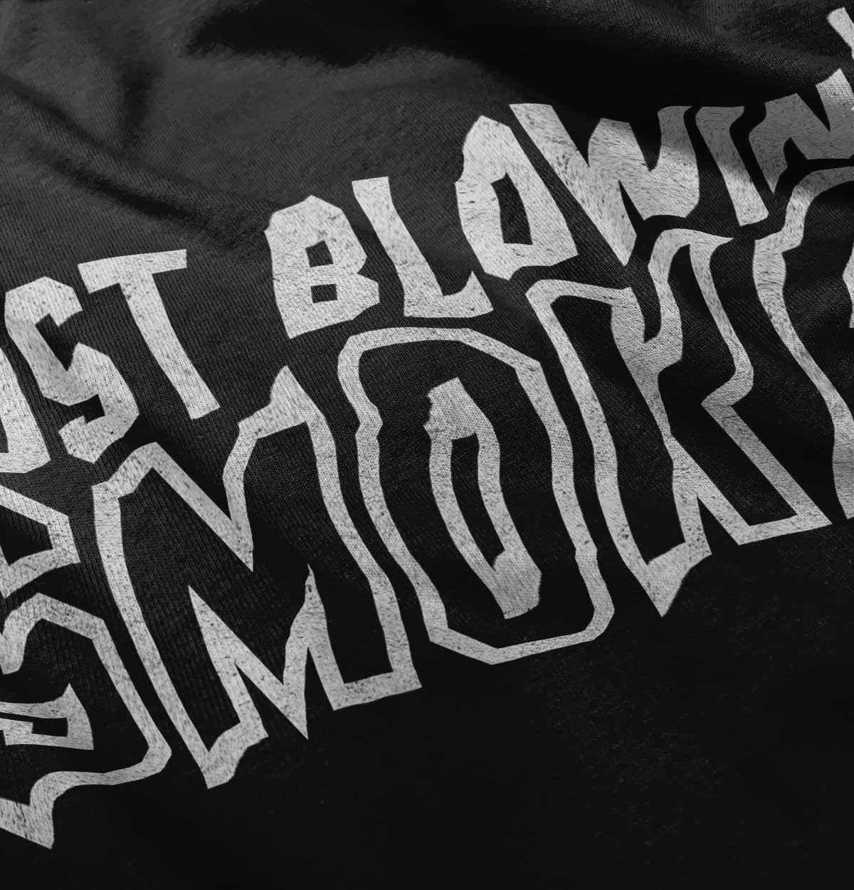 Stylish Just Blowin Smoke Weed Smoker 420 Graphic T Shirt Men or Women Brisco Brands