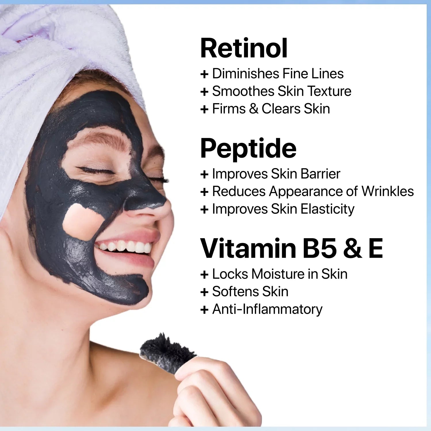 Stylish Ebanel Magnetic Dead Sea Mud Mask for Face, 4.1oz Deep Pore Cleansing Moisturizing Face Mask