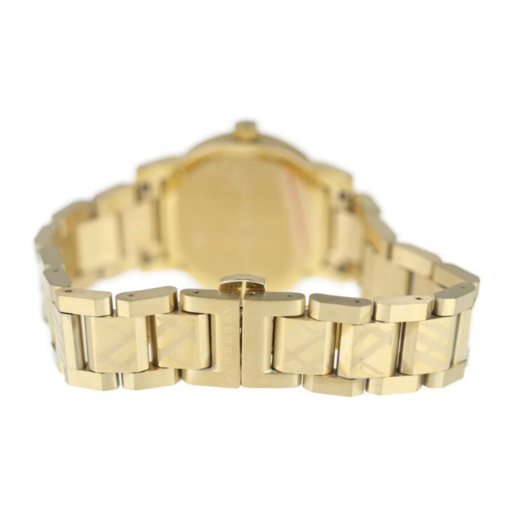 Pre-Owned BURBERRY Burberry THE CITY watch BU9145 stainless steel gold (Like New) - Exclusive Design
