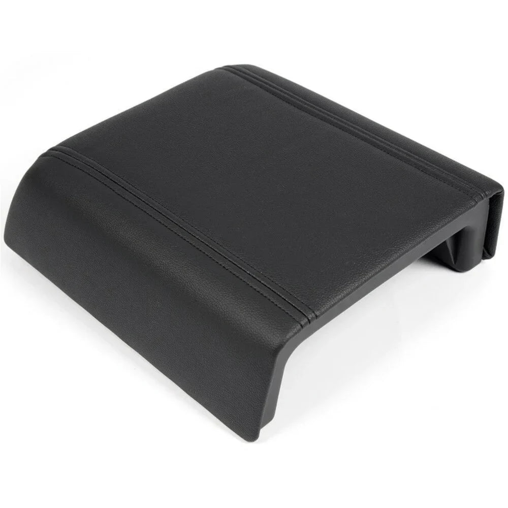 Teledu For 2004-2008 Ford F-150 BLACK LEATHER CENTER CONSOLE ARM REST LID COVER PAD