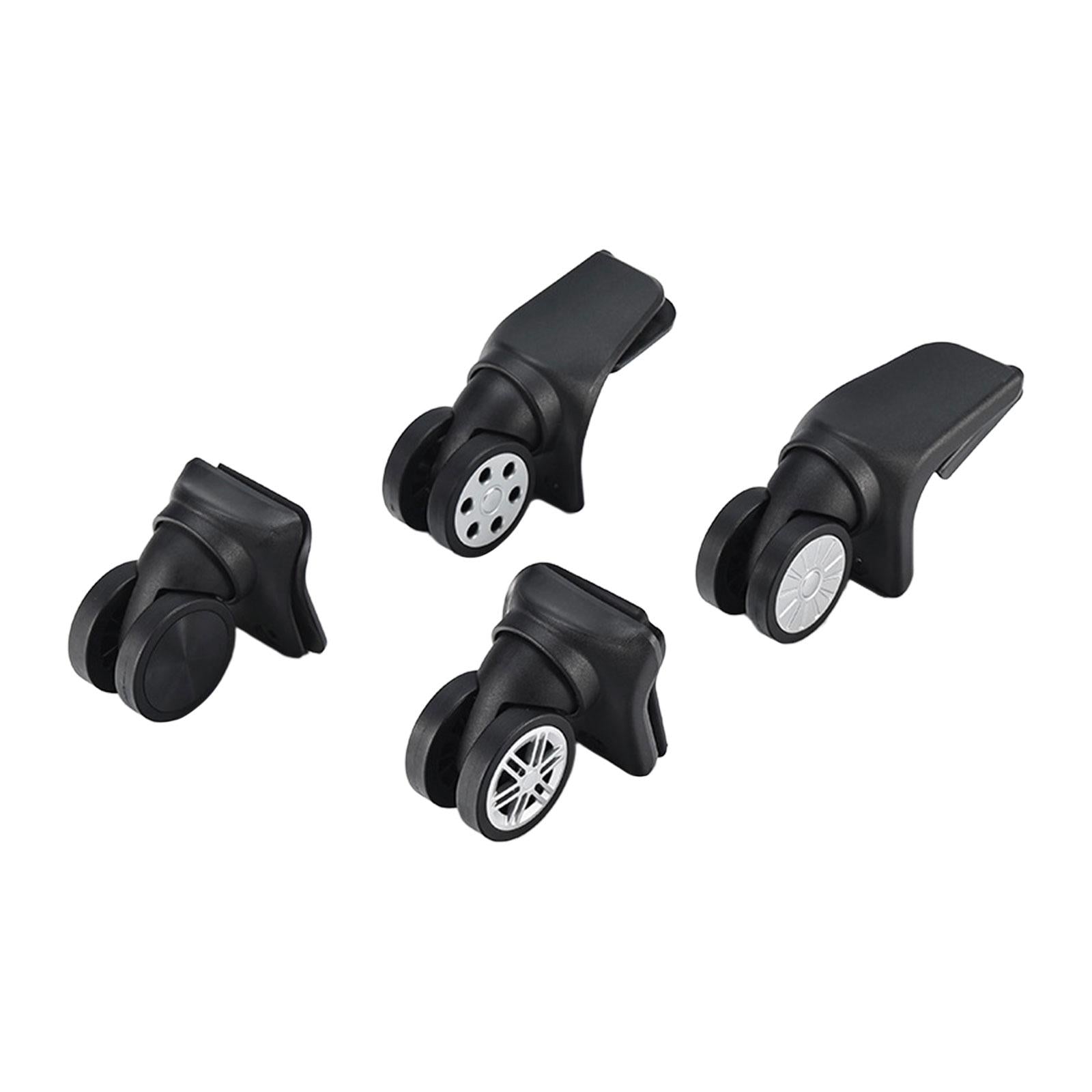 4x Replacement Luggage Suitcase Wheels Durable for Luggage Trolley Case Bags - Exclusive Design