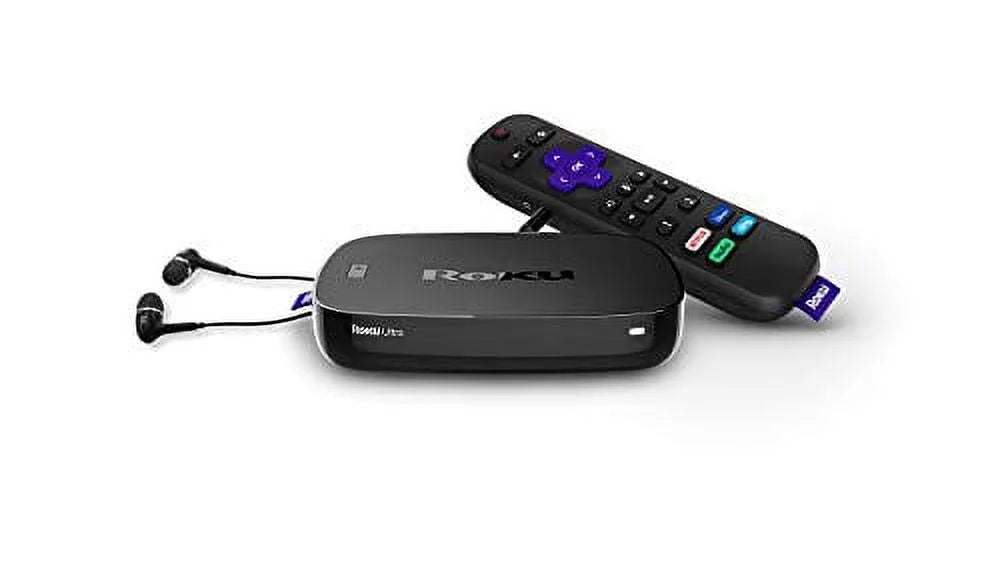 Stylish Roku Ultra | Streaming Media Player 4K/HD/HDR with Premium JBL Headphones
