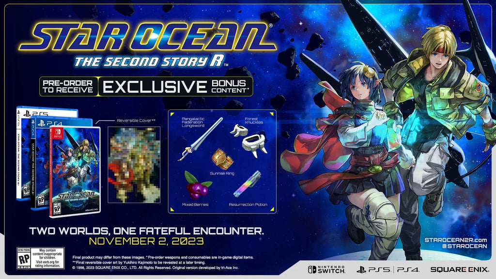 Star Ocean The Second Story R, PlayStation 4 - Exclusive Design