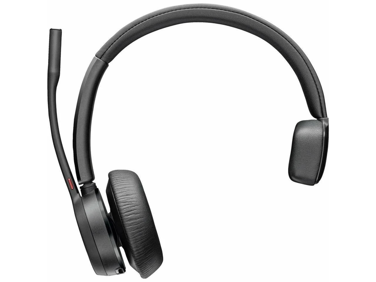 Poly Voyager 4310 USB-C Headset with Charge Stand - Siri, Google Assistant - Mono - Wireless - Bluetooth - 298.6 ft - 20 Hz - 20 kHz - Over-the-head, On-ear - Monaural - Ear-cup - Electret Condense...