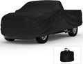 Indoor Truck Cover Compatible with 2001-2004 GMC Sonoma Crew Cab, 4.5 Foot Bed - Black Satin - Ultra Soft Indoor Material - Keep Vehicle Looking Between Use - Includes Storage Bag - Exclusive Design
