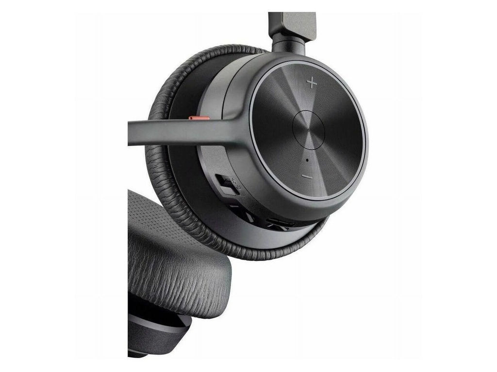 Poly VOYAGER 4300 UC 4320 Headset - Stereo - USB Type A - Wired/Wireless - Bluetooth - 164 ft - 20 Hz - 20 kHz - Over-the-head - Binaural - Ear-cup - 4.92 ft Cable - Noise Cancelling MicrophoneTAA ... - Exclusive Design