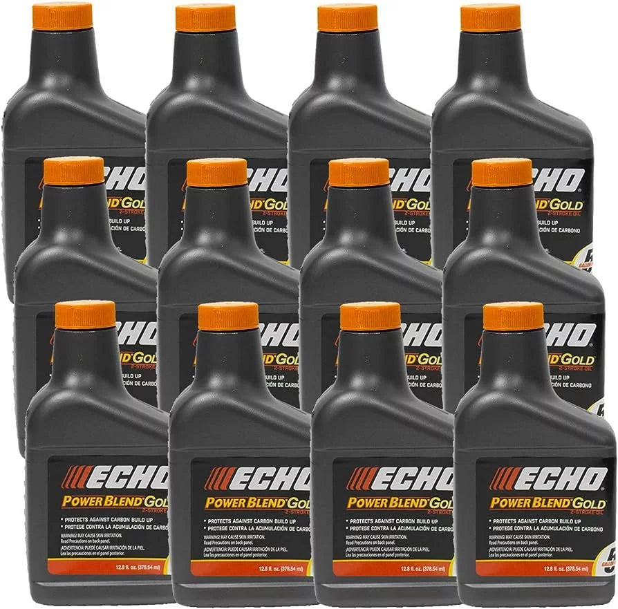 Stylish Echo 12 Pack of Oil 12.8 oz Bottles 2 Cycle Mix for 5 Gallon - Power Blend 6450005â¦